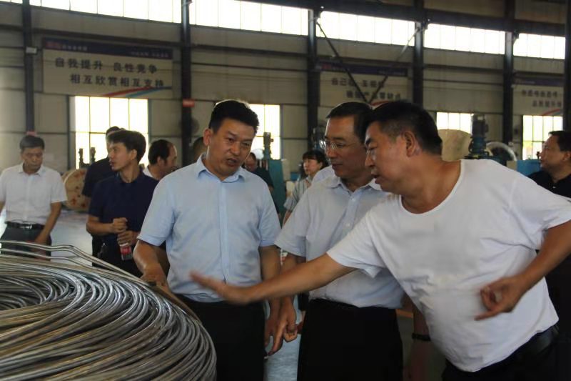 河北省工信厅向导调研亚美AM8AG线缆集团