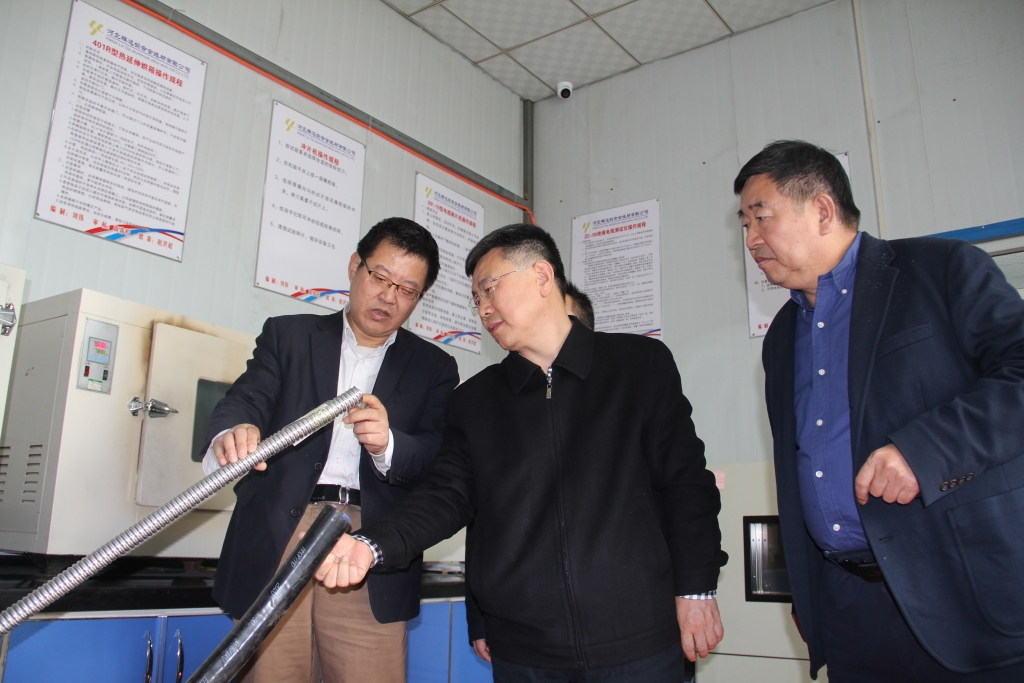 2020年11月1日，，，，，，，，河北省市场羁系局质量生长局局长国建峰到亚美AM8AG调研