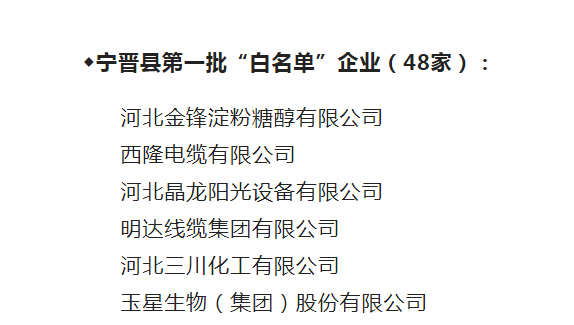 亚美AM8AG线缆入围河北省首批“白名单”